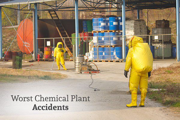 chemical plant inside